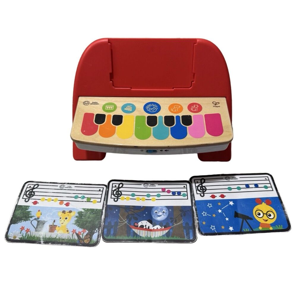 Baby Einstein Hape Magic Touch Piano Wooden Musical Toy Model 12577 Works!